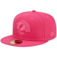 thumbnail image 1 of Men's New Era Pink Los Angeles Rams Color Pack 59FIFTY Fitted Hat, 1 of 5