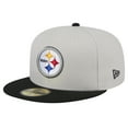 thumbnail image 1 of Men's New Era Pittsburgh Steelers Stoney 59FIFTY Fitted Hat, 1 of 6