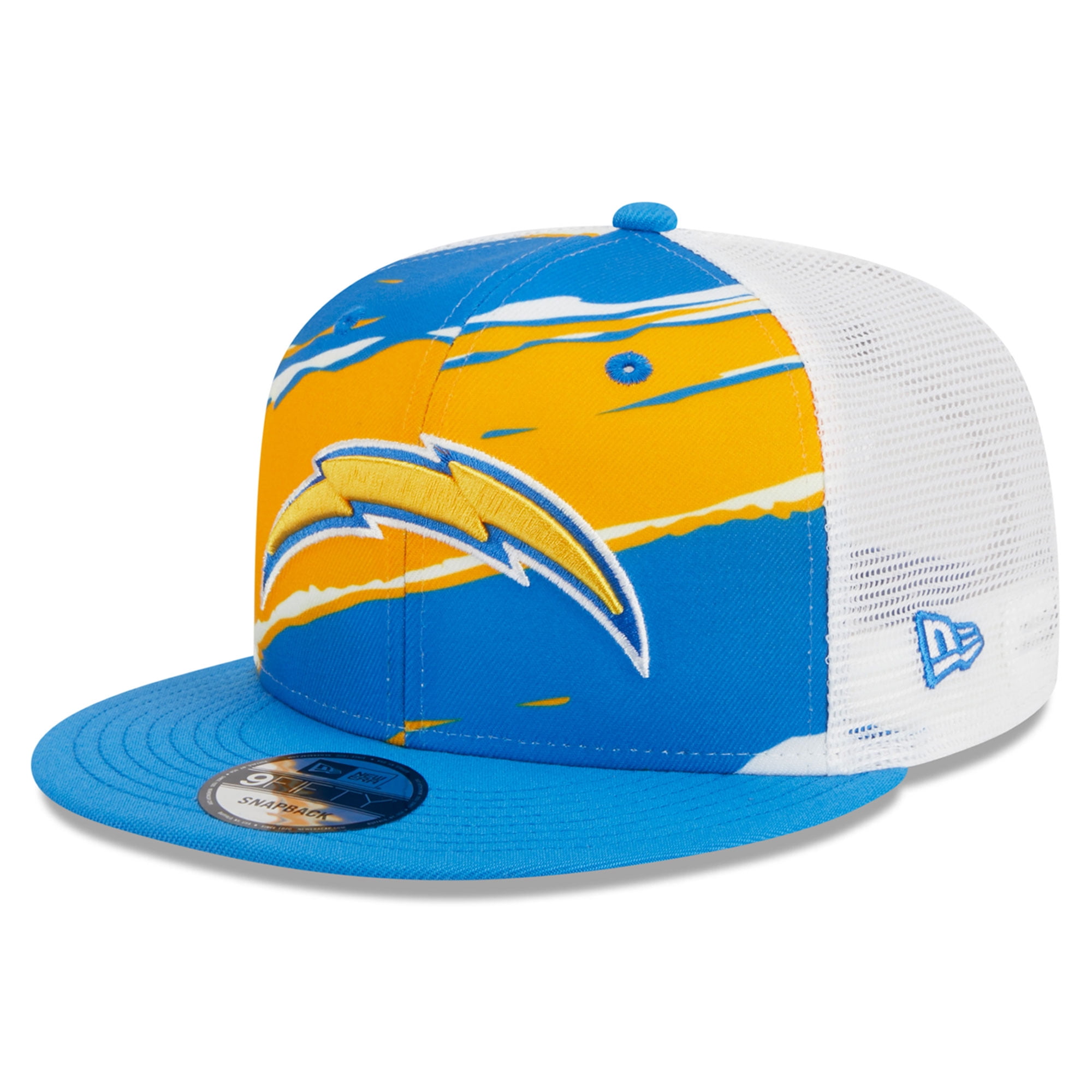 Men's New Era Powder Blue Los Angeles Chargers Tear Trucker 9FIFTY
