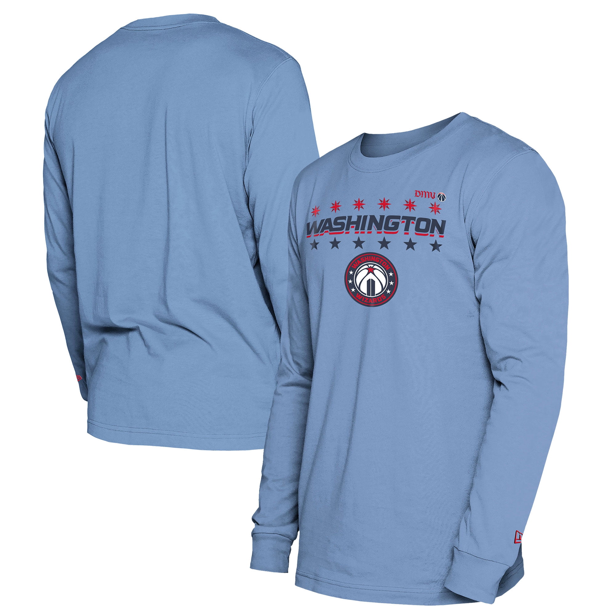 Men's New Era Powder Blue Washington Wizards 2024/25 City Edition Long ...