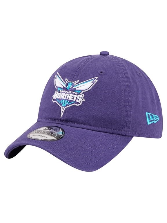 Men's New Era Purple Charlotte Hornets Team 9TWENTY Adjustable Hat