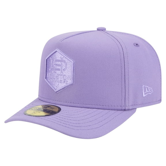 Men's New Era Purple Houston Dynamo FC Color Pack A-Frame 59FIFTY Fitted Hat