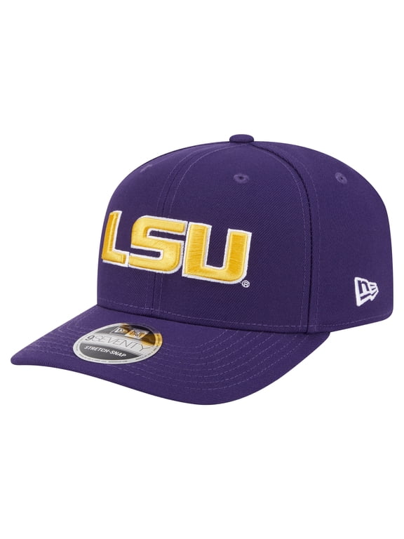 Men's New Era Purple LSU Tigers Team Collective 9SEVENTY Stretch-Snap Adjustable Hat