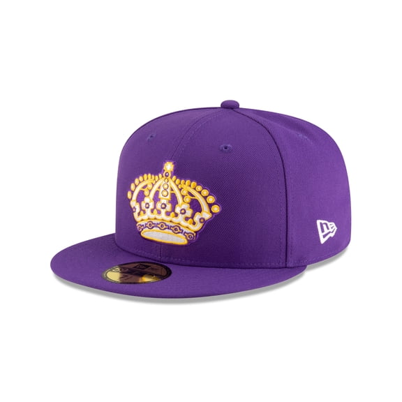Men's New Era Purple Los Angeles Kings Vintage Core 59FIFTY Fitted Hat