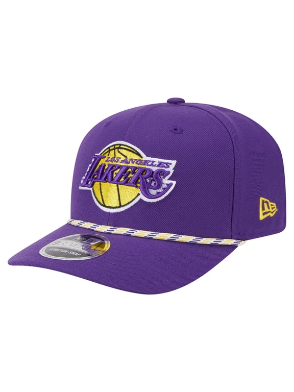 Men's New Era Purple Los Angeles Lakers Rope 9SEVENTY Adjustable Hat