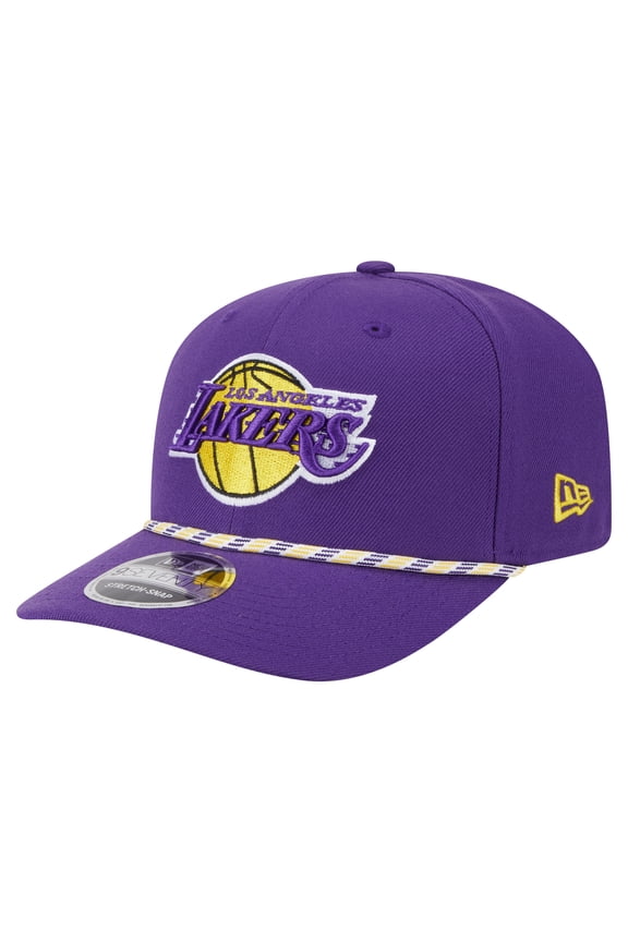 Men's New Era Purple Los Angeles Lakers Rope 9SEVENTY Adjustable Hat