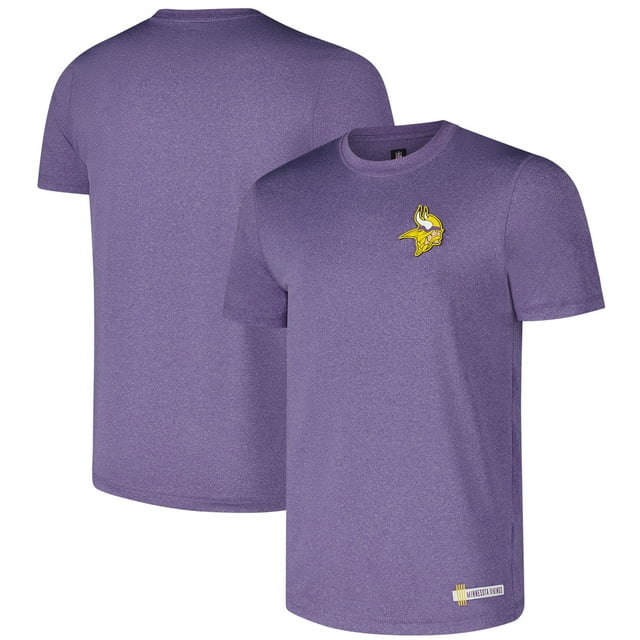 Men's New Era Heather Purple Minnesota Vikings 2024 NFL Training Camp T