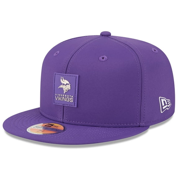 Men's New Era Purple Minnesota Vikings 2025 Sideline 59FIFTY Fitted Hat