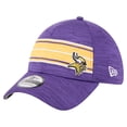 thumbnail image 1 of Men's New Era  Purple Minnesota Vikings Stripes 39THIRTY Flex Hat, 1 of 5