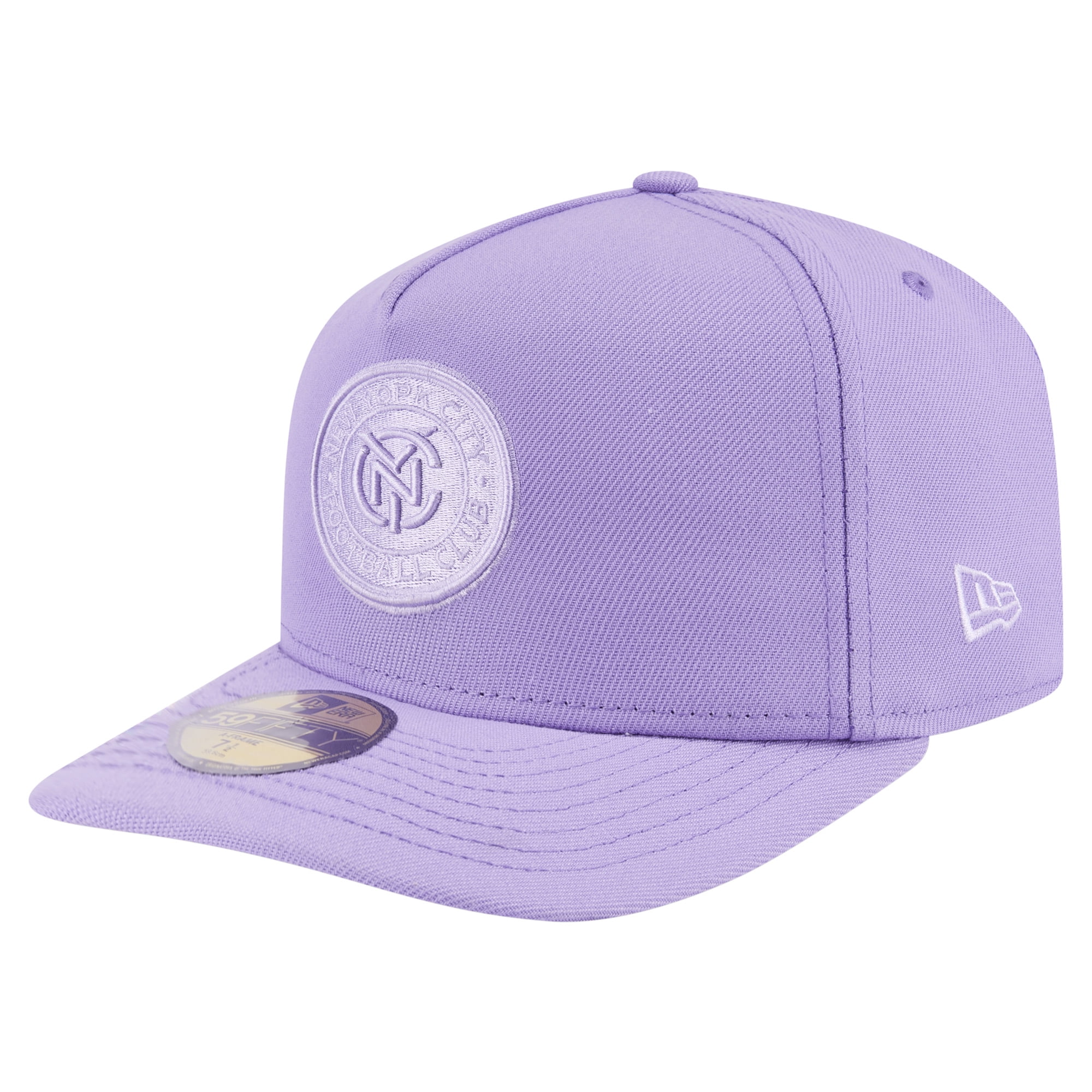 Men's New Era Purple New York City FC Color Pack A-Frame 59FIFTY Fitted ...