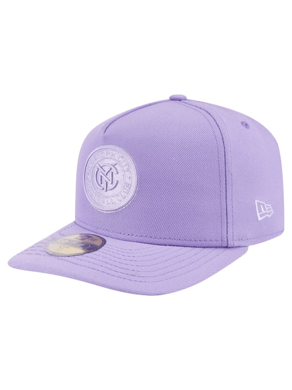 Men's New Era Purple New York City FC Color Pack A-Frame 59FIFTY Fitted Hat
