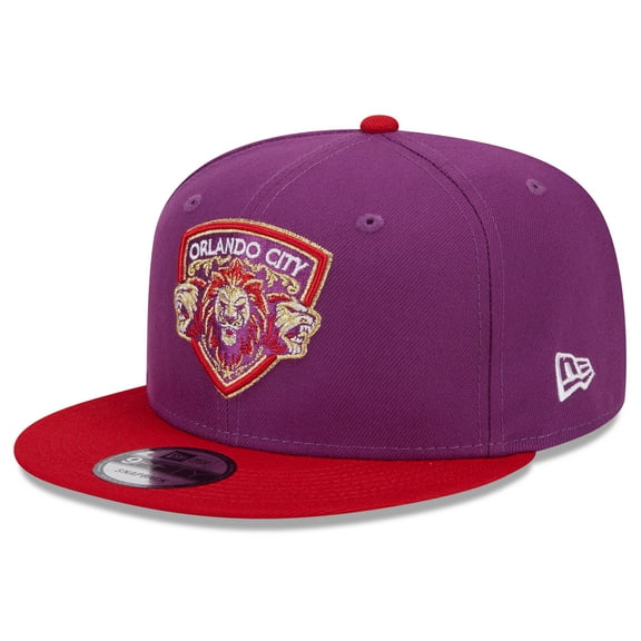 Men's New Era Purple Orlando City SC 2024 Jersey Hook 9FIFTY Snapback Hat