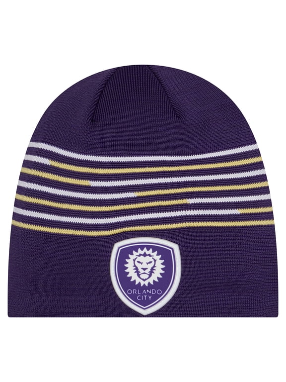 Men's New Era Purple Orlando City SC 2026 Kickoff Knit Hat
