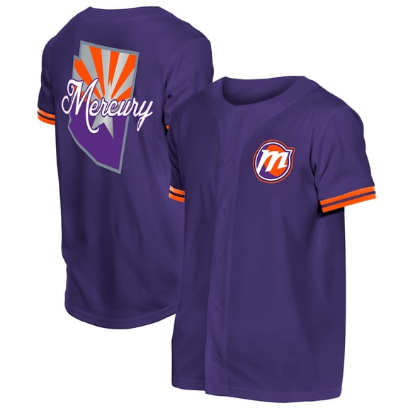 Men's New Era Purple Phoenix Mercury 2026 WNBA Draft Hometown Baseball Jersey