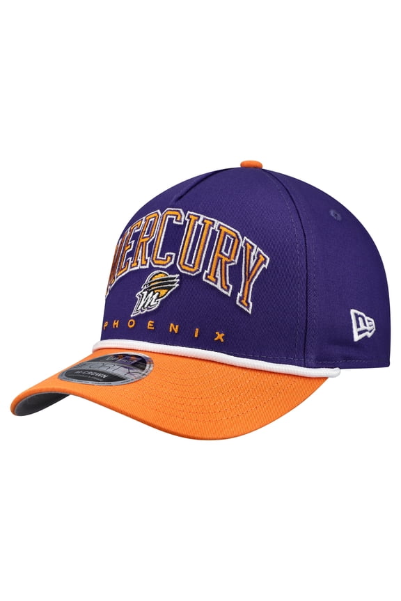 Men's New Era Purple Phoenix Mercury Bold Arch COOLERA 9FORTY A-Frame M-Crown Adjustable Hat