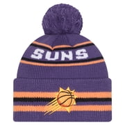 Mens New Era Purple Phoenix Suns Classic Cuffed Knit Hat with Pom