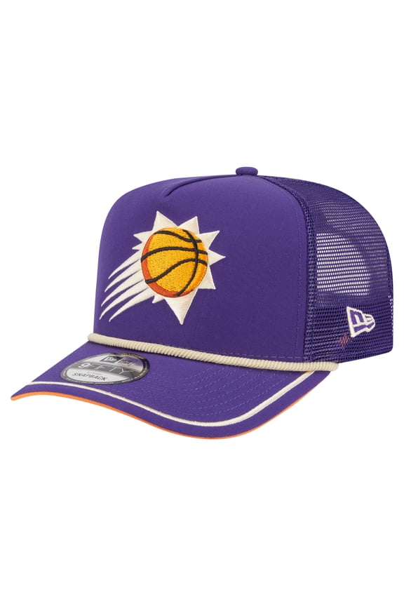 Men's New Era Purple Phoenix Suns Vintage Team Rope A-Frame 9FIFTY Snapback Hat