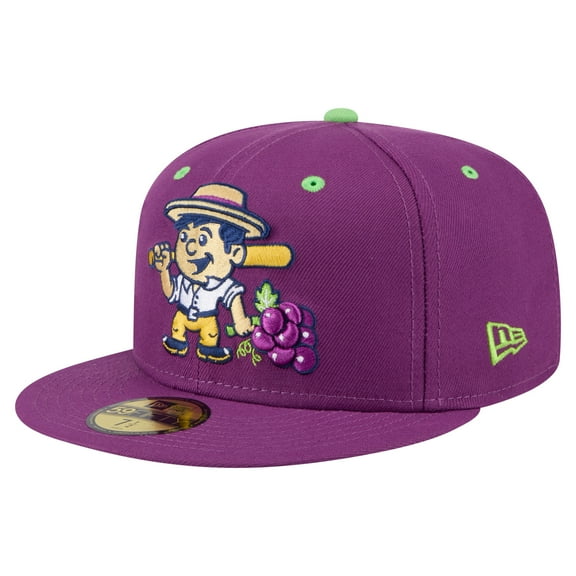 Men's New Era Purple Tri-City Dust Devils Copa de la Diversi-n 59FIFTY Fitted Hat
