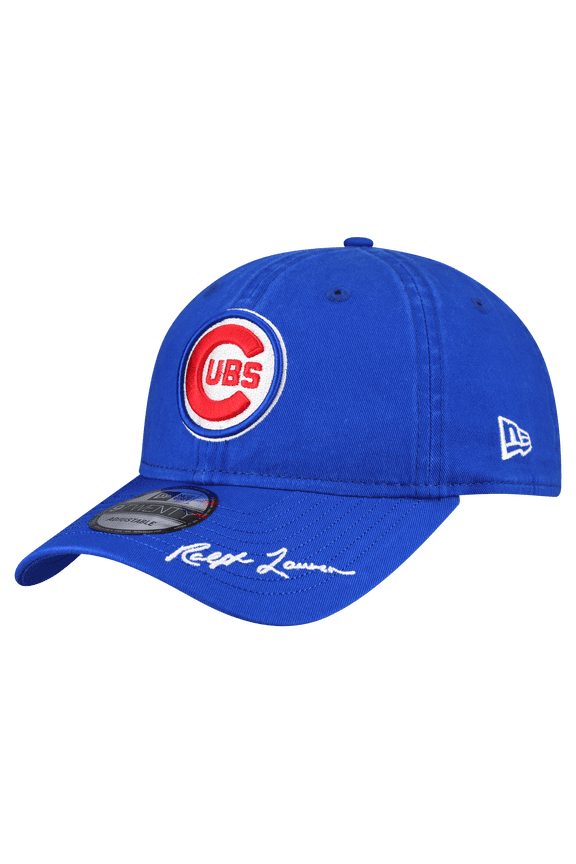 Men's New Era Ralph Lauren x MLB Royal Chicago Cubs 9TWENTY Adjustable Hat