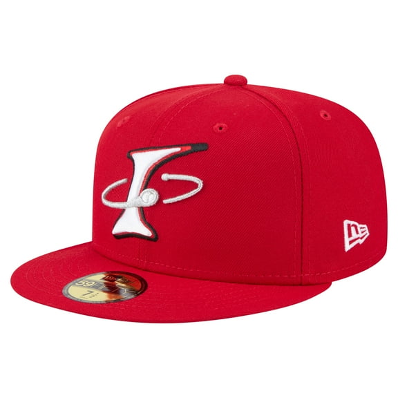 Men's-New Era  Red Albuquerque Isotopes Authentic Collection 59FIFTY Fitted Hat