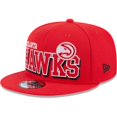 thumbnail image 1 of Men's New Era Red Atlanta Hawks Gameday 9FIFTY Snapback Hat, 1 of 6