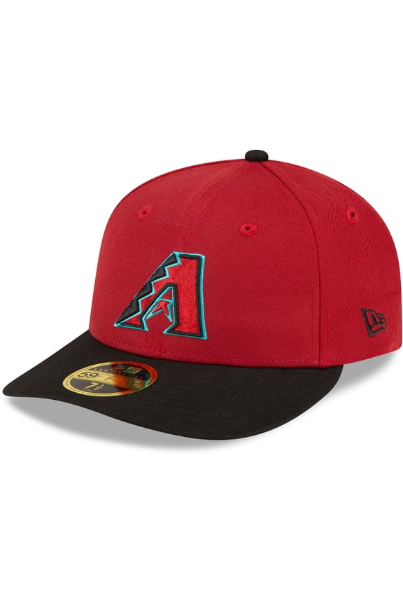 Men's New Era Red/Black Arizona Diamondbacks Home Authentic Collection On-Field Low Profile 59FIFTY Fitted Hat