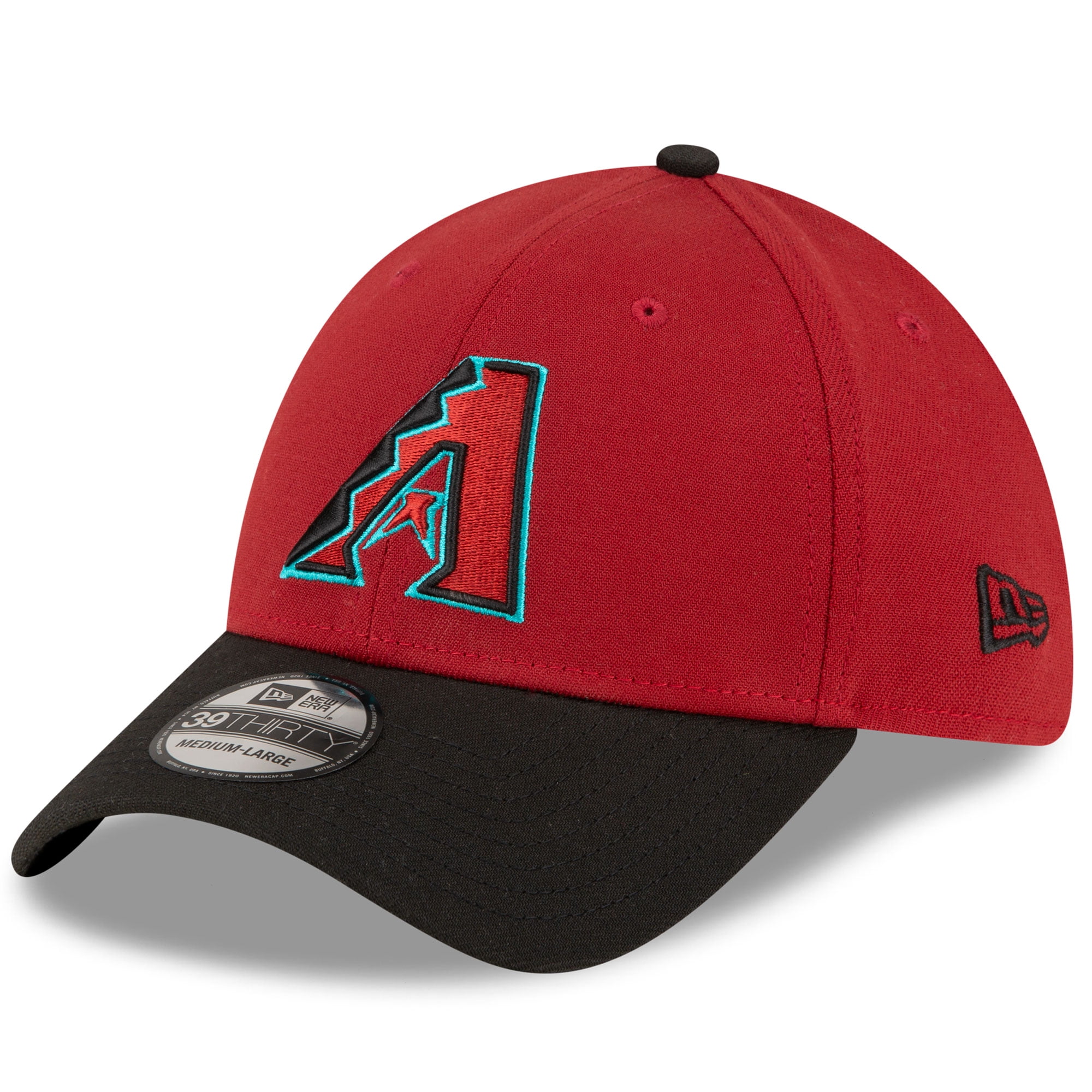 Men's New Era Red/Black Arizona Diamondbacks Team Classic 39THIRTY Flex