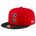thumbnail image 1 of Men's New Era  Red/Black  Cleveland Guardians  Authentic Collection On Field 59FIFTY Fitted Hat, 1 of 5