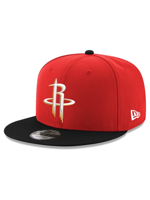 Men's New Era Red/Black Houston Rockets 9FIFTY Snapback Hat
