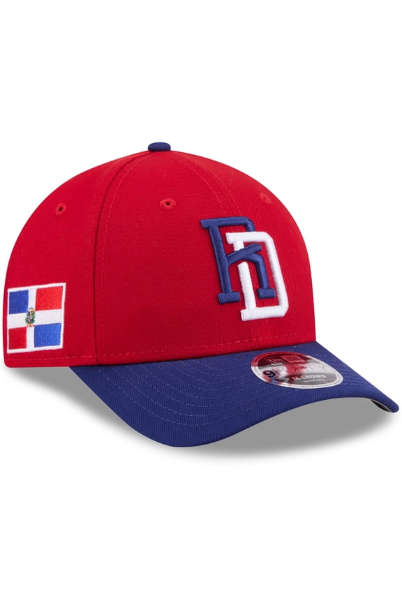 Men's New Era  Red/Blue Dominican Republic Baseball 2026 World Baseball Classic 9FORTY M-Crown Adjustable Hat
