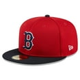 thumbnail image 1 of Men's New Era  Red Boston Red Sox 2025 Batting Practice 59FIFTY Fitted Hat, 1 of 6