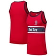 thumbnail image 1 of Men's New Era Red Boston Red Sox Jersey Ringer Tank Top, 1 of 3