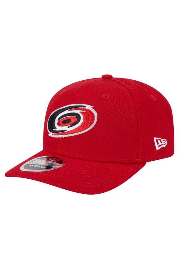 Men's New Era Red Carolina Hurricanes Logo Basic 9SEVENTY Adjustable Hat