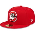 thumbnail image 1 of Men's New Era Red Chattanooga Lookouts Authentic Collection Team Home 59FIFTY Fitted Hat, 1 of 6
