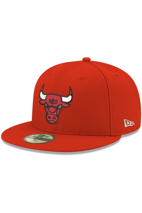 Men's New Era Red Chicago Bulls Official Team Color 59FIFTY Fitted Hat