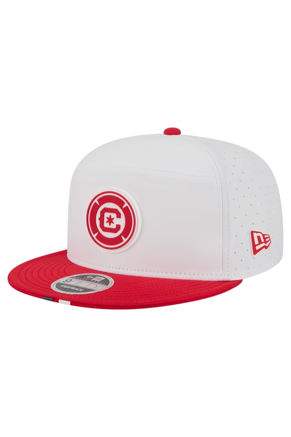 Men's New Era Red Chicago Fire 2026 MLS Kick Off 9FIFTY Snapback Hat