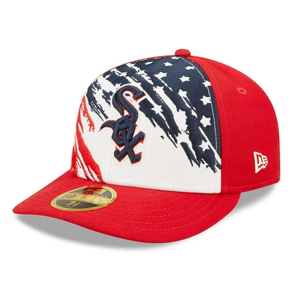 Men's New Era Red Chicago White Sox 2022 4th of July Low Profile 59FIFTY Fitted Hat