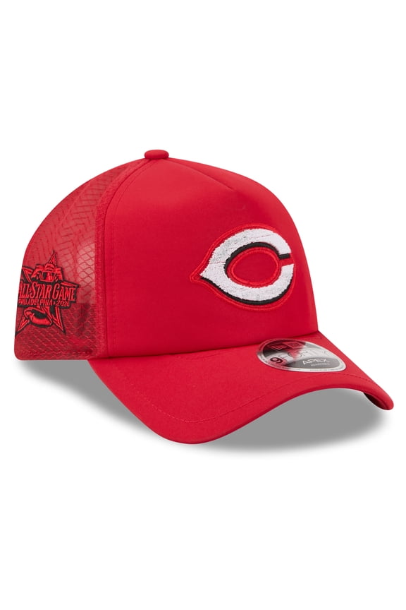 Men's New Era Red Cincinnati Reds 2026 MLB All-Star Game Workout 9FORTY Apex Adjustable Hat