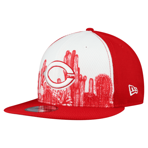 Men's New Era Red Cincinnati Reds 2026 Spring Training Fan Pack Grow 9FIFTY Snapback Hat