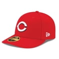 thumbnail image 1 of Men's New Era Red Cincinnati Reds Authentic Collection On Field Low Profile Home 59FIFTY Fitted Hat, 1 of 4