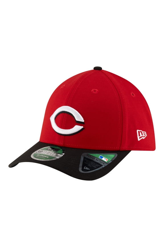 Men's New Era Red Cincinnati Reds Player Replica 39THIRTY M-Crown Flex Hat