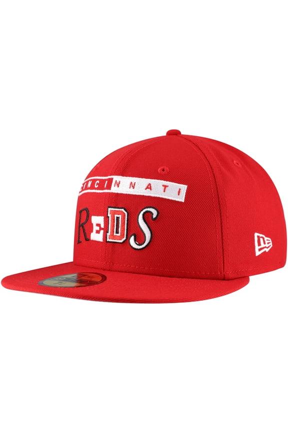 Men's New Era Red Cincinnati Reds Ransom 59FIFTY Fitted Hat