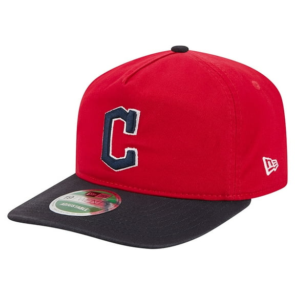 Men's New Era Red Cleveland Guardians Team 19TWENTY Adjustable Hat