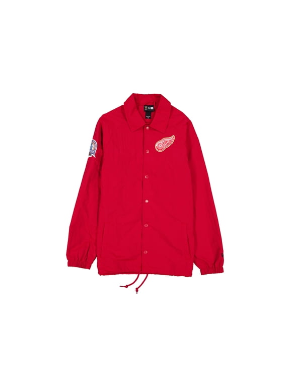 Men's New Era Red Detroit Red Wings Champs Full-Snap Jacket