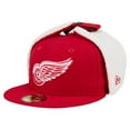 thumbnail image 1 of Men's New Era  Red Detroit Red Wings Injection Dog Ear Classic Fitted Hat, 1 of 5