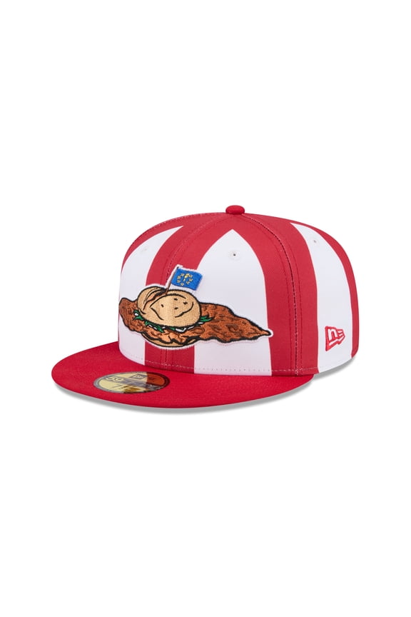 Men's-New Era Red Fort Wayne TinCaps Theme Nights 59FIFTY Fitted Hat