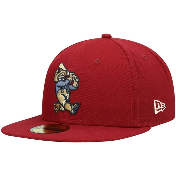 Men's New Era Red Frisco RoughRiders Authentic Collection Team Alternate 59FIFTY Fitted Hat