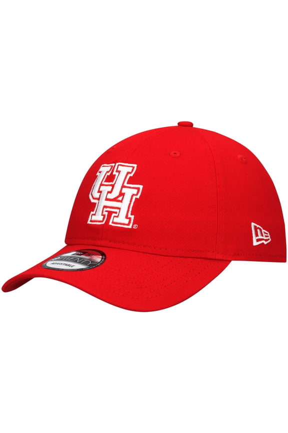 Men's New Era Red Houston Cougars Team 9TWENTY Adjustable Hat