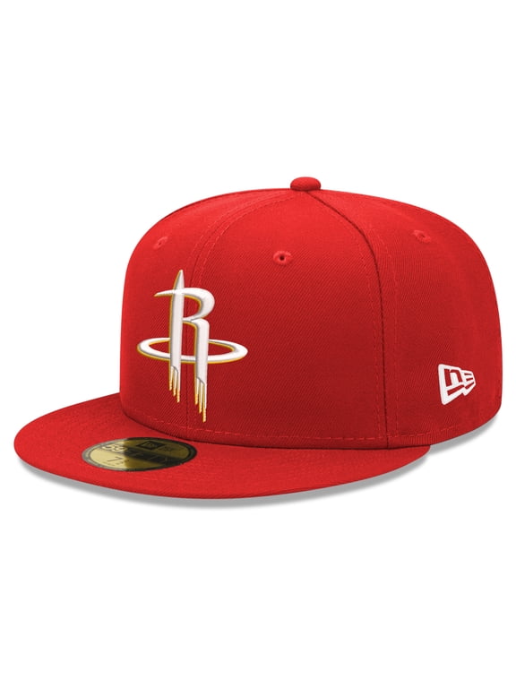 Men's New Era Red Houston Rockets 59FIFTY Fitted Hat