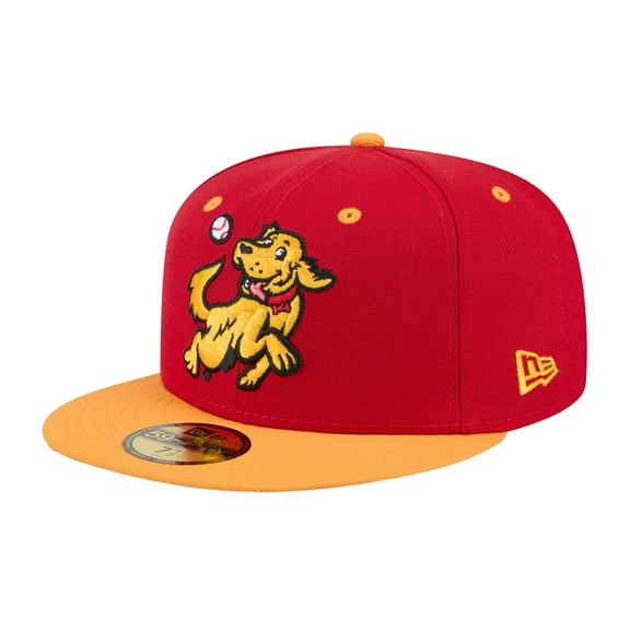 Men's-New Era  Red Hudson Valley Renegades Theme Nights 59FIFTY Fitted Hat